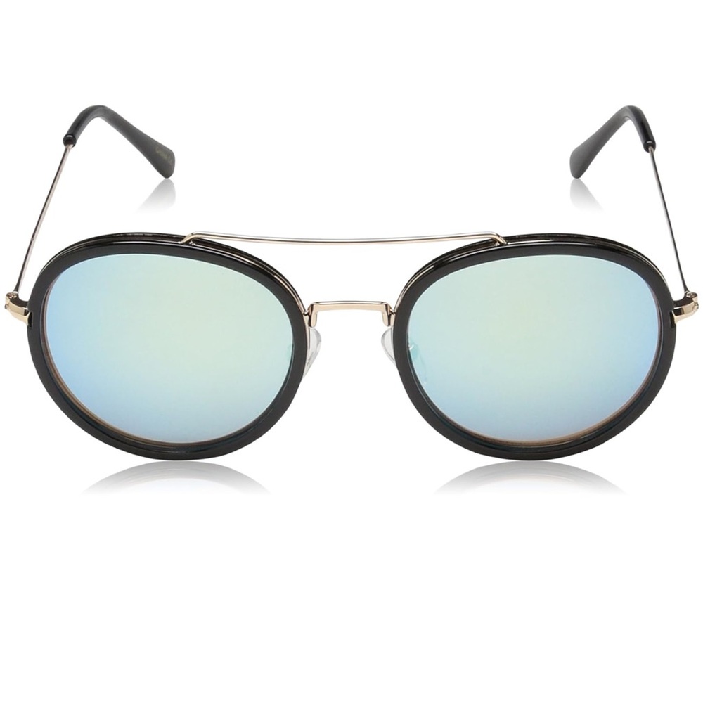 Betsy Johnson Black and Gold Sunglasses